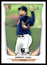 Gabriel Ynoa 2014 Bowman #BP76 New York Mets MLB READ FREE SHIPPING AutographDen