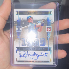 2025 Panini Impeccable Robin Yount Cooperstown Signatures Auto /99 #ICS-RY