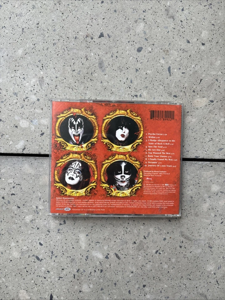 Kiss - Psycho Circus (Rare and Enhanced CD with hologram insert, 1998) - Image 2 of 4