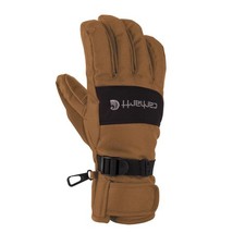 Carhartt Mens W.B. Waterproof Windproof Insulated Work Glove, Black Brown, XL