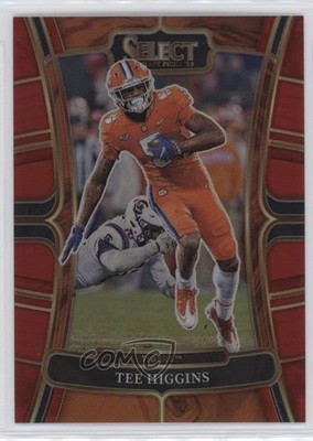 2023 Panini Select Draft Picks Concourse Red Prizm 79/149 Tee Higgins #66 09vk