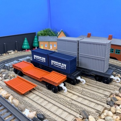 Trackmaster Railway Custom Container / Flat Train for Thomas Train ...