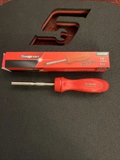 Snap on Tool USA RED Hard Handle Ratcheting Screwdriver Bits SSDMR4BR New Box ⭐️