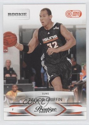 2009 Panini Prestige Bonus Shots Orange 32/300 Taylor Griffin #195 Rookie RC d1m