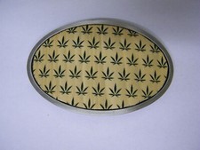 Very Nice Marijuana Pot Leaf Belt Buckle