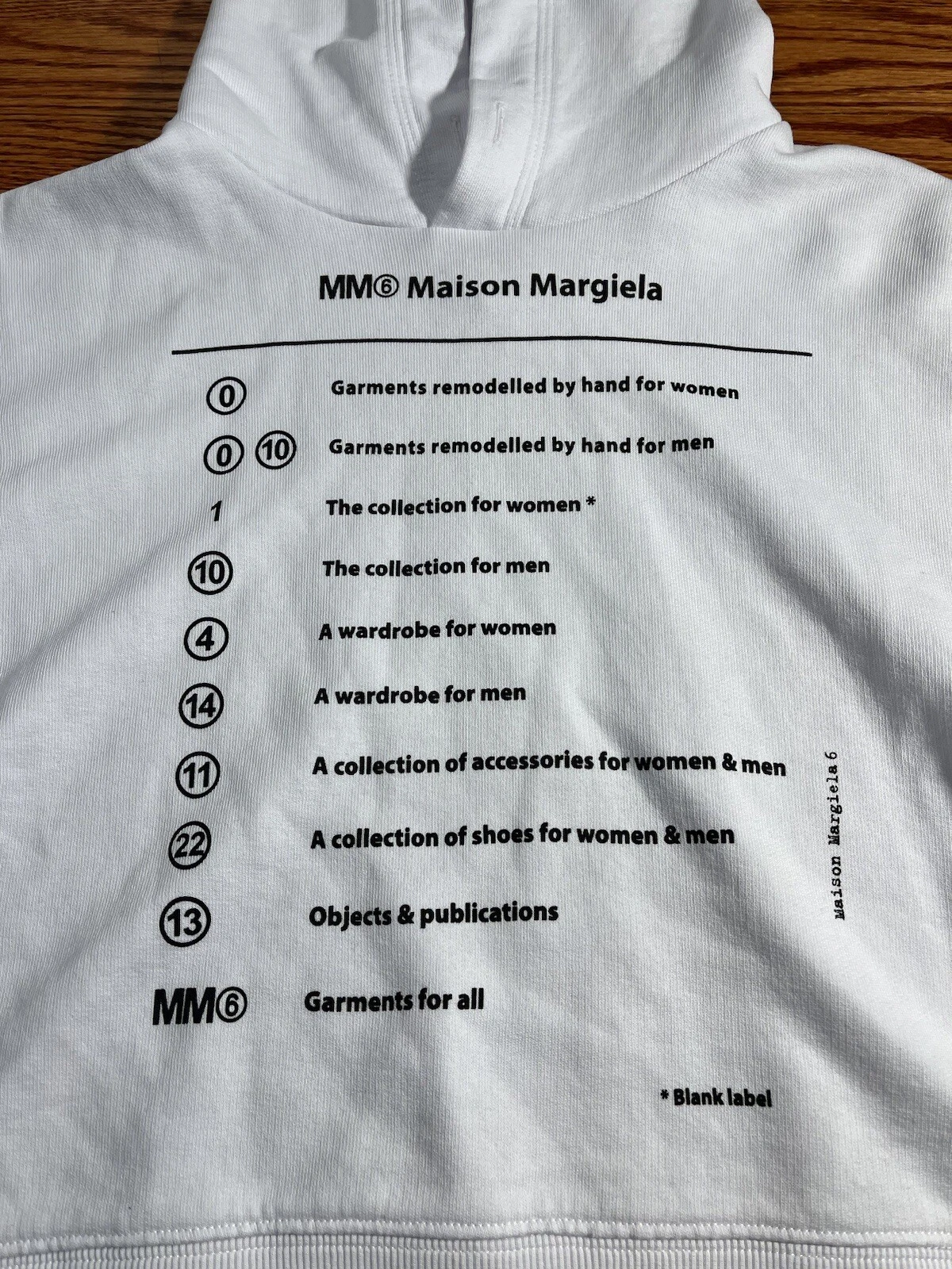 Felpa con cappuccio oversize unisex Maison Margiela MM6 taglia: donna US 8