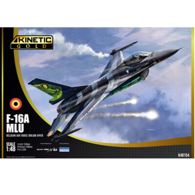 KINETIC K48154 1/48 F-16A MLU Belgian Air Force Dream Viper Model