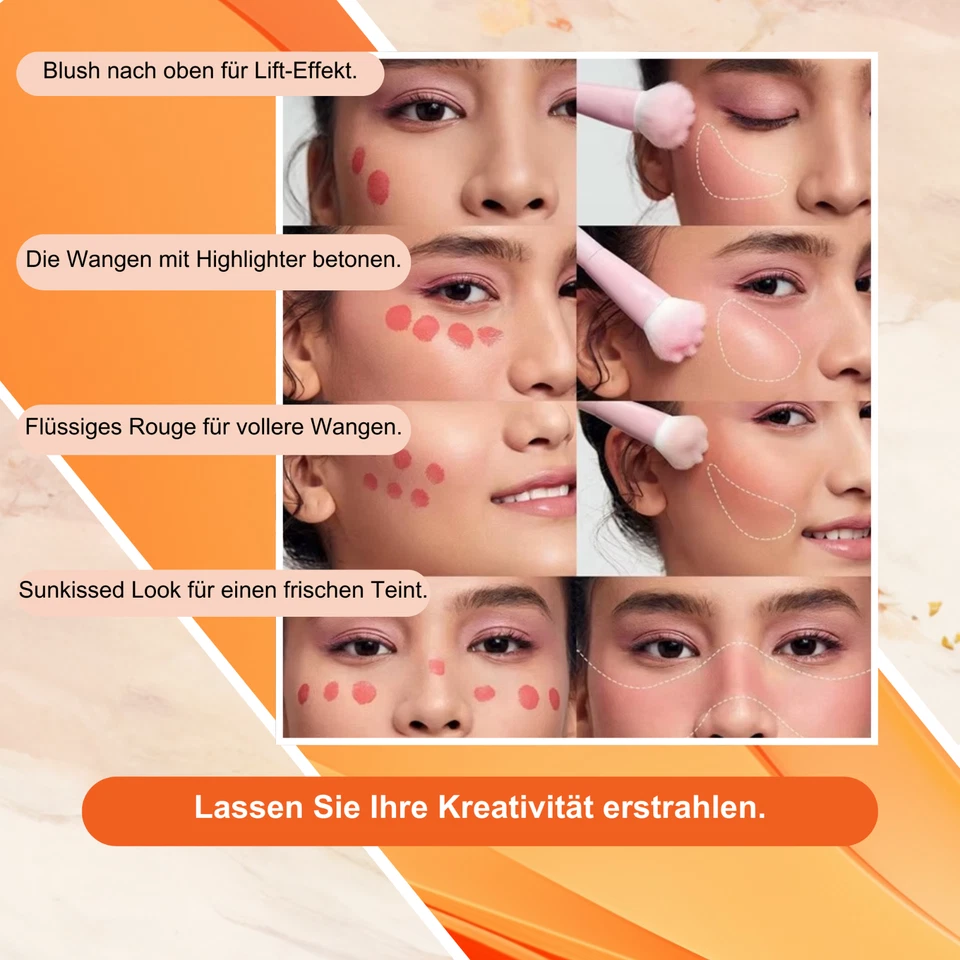 Liquid Blush Langanhaltend Feuchtigkeitsspendend Wasserfest Beauty Make-up - Bild 3 von 3
