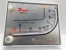 Dwyer H25-604 Model 25 Mark II Manometer 0-3" W.C.