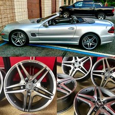 MERCEDES BENZ 18 INCH SL63 NEW RIMS WHEELS SET4 FITS SL500 SL550 SL400 SL55 AMG