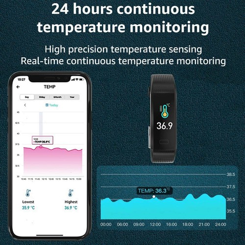 Fitness Tracker Smart Watch with Heart Rate, Blood Pressure Oxygen Step Count - Picture 8 of 12