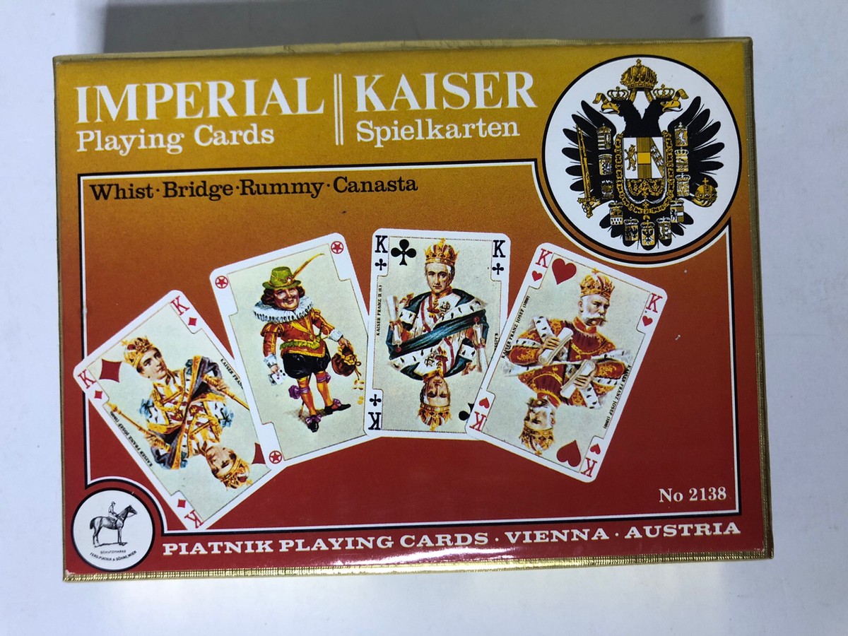 Piatnik World War I Playing Cards - Single Deck, Historical Art Cards, Made In Austria