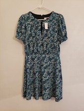 Loft floral dress Puff Sleeve, Size 2