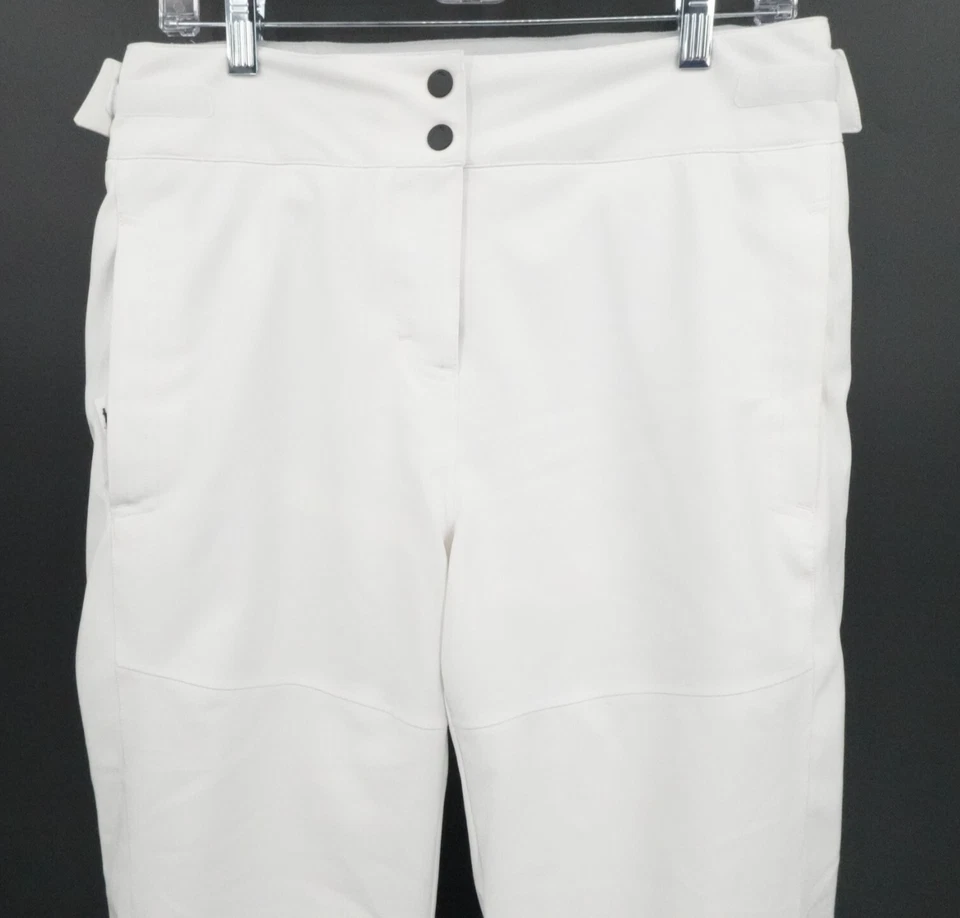 Pantalones de esquí Kjus niñas 16 blancos aislados de carpa snowboard esquí ajustable Foto 3 de 4