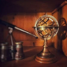 Tabletop Globe ~ Armillary Sphere Globe Spherical Home & Office Decorative Gift