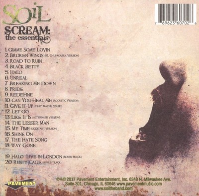 SOIL - SCREAM: THE ESSENTIALS * NEW CD