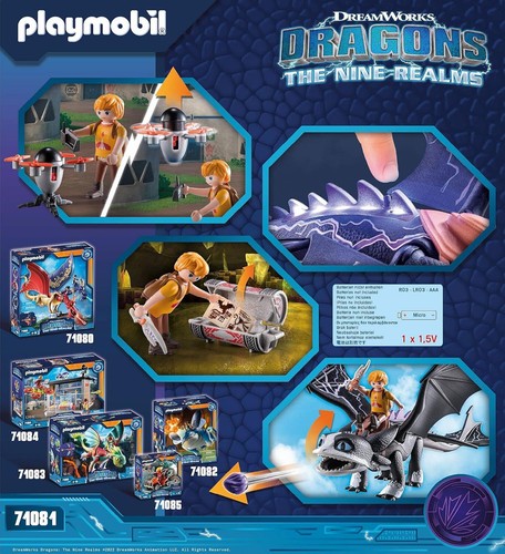 Playmobil 71081 - Thunder & Tom - Dragons The Nine Realms - Picture 3 of 6