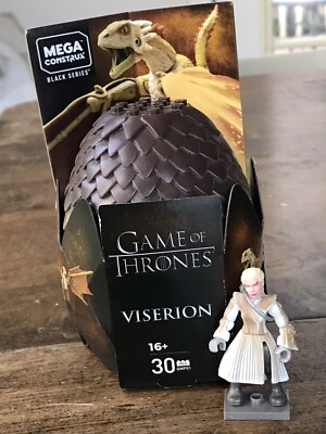 Mega Construx GAME OF THRONES DAENERYS & Dragon VISERION Black Series Egg GMP01