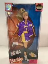 Barbie Doll NBA LA LAKERS 1998 Collector Edition - NEW - NRFB Mattel #20704