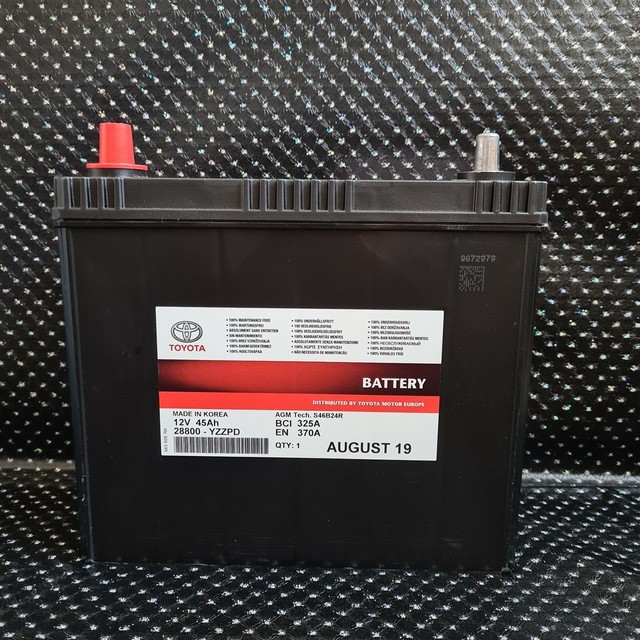Toyota PRIUS PLUS 12V 45Ah AGM Battery 2880YZZPD for sale online eBay