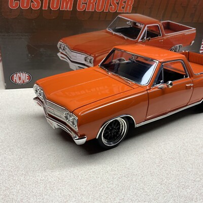 1/18 GMP 1965 CHEVROLET EL CAMINO SS ORANGE COLOR CUSTOM WHEEL