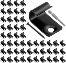 100 Pack Hidden Fasteners & Deck Starter Clips with Decking Screws Set, 50PC Dec
