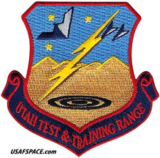 UTAH TEST & TRANING RANGE - UTTR - DOD USAF -HILL AFB, UT-ORIGINAL VEL PATCH