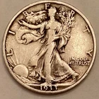 1933  S Walking Liberty Half Dollar cd -