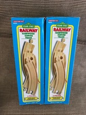 New 1995 Tootsie Toy Sesame Street Railway Hardwood Curved Track Brio Compatibl