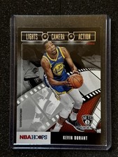 2019-20 Hoops LIGHTS CAMERA ACTION Kevin Durant #1 Golden State Warriors