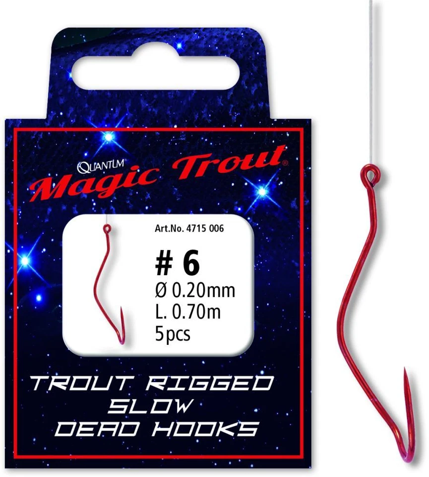 Slow Death Dead Wurm Rotierende Forellen Haken Forellenkiller Forelle Zebco