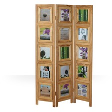 Paravento divisorio legno foto parete collage divisorio privacy Homestyle4u