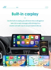 Android 13 8+128GB Car GPS Navi Multimedia Carplay 10.33'' For BMW X1 2016-2017