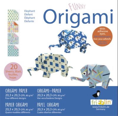 Elephant Funny Origami Kit Fridolin New
