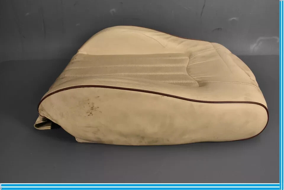 03-08 Maserati Quattroporte M139 Front Left Side Top Upper Seat Cushion Tan OEM