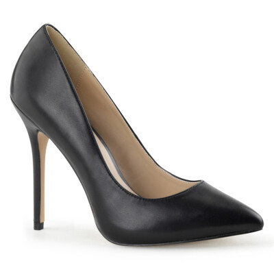 PLEASER Sexy Classic Matte Black 5'' Stilettos Basic High Heels Pumps AMU20/BPU