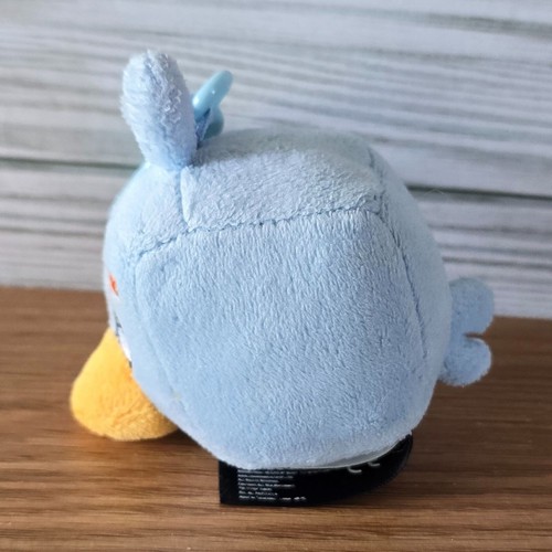Llavero Angry Birds Peluche Azul Ice Bird Cremallera Tirador 2009 Commonwealth Rovio M4 - Imagen 4 de 12