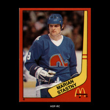 1982-83 McDonald's Sticker Marian Stastny #10 NM-MINT