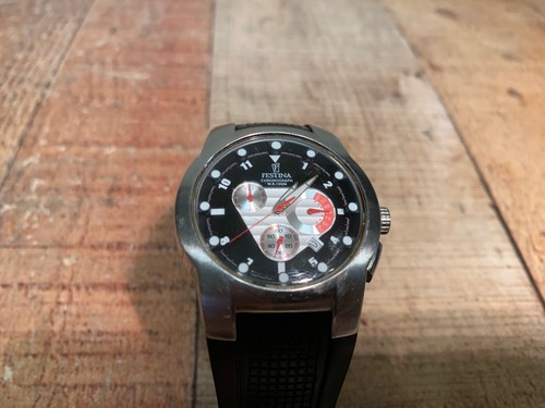 Festina Chronograph W.R. 100M *Needs New Battery* - NICE!!! | eBay
