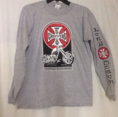 Jesse Who? West Coast Choppers Long Beach CA Gray Long Sleeves T