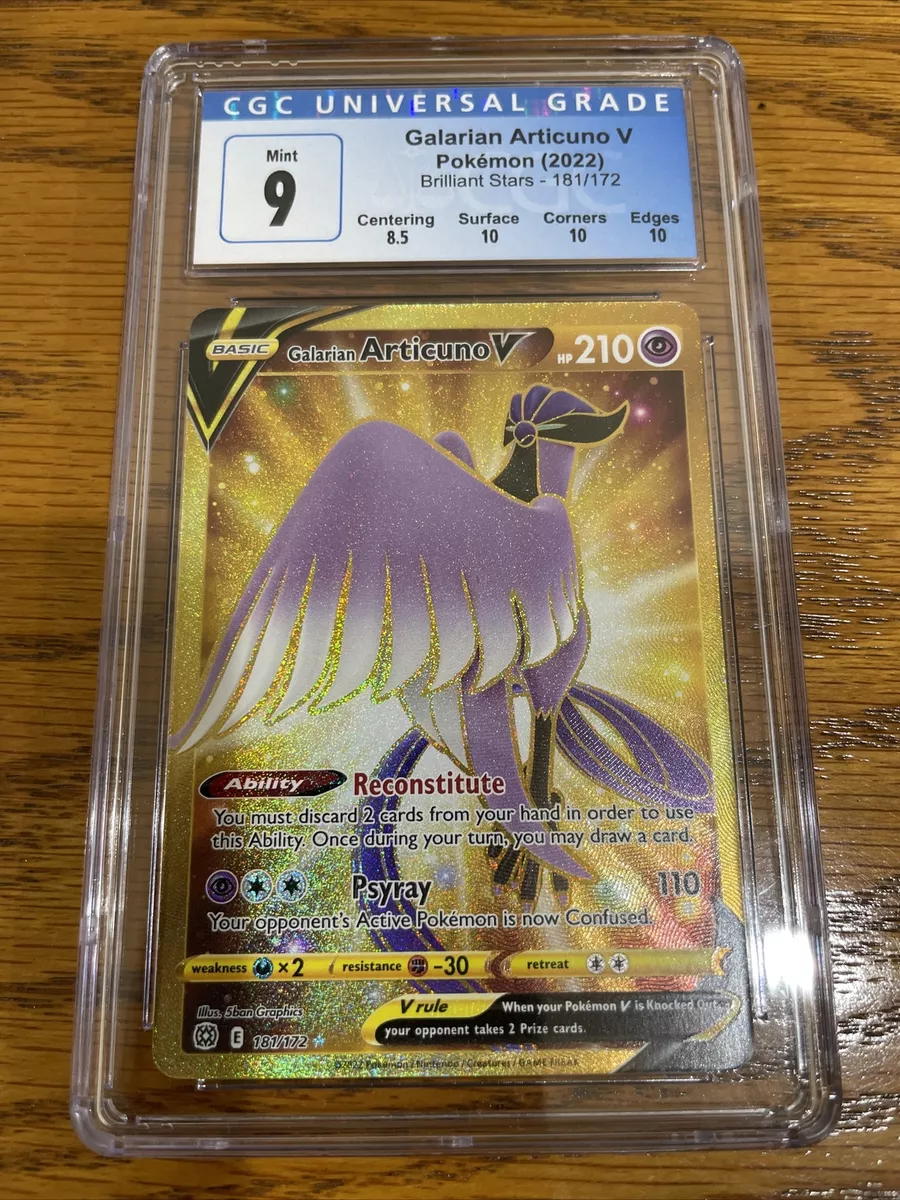 Articuno de Galar V Cartão Pokémon CRE V Full Art em segunda mão