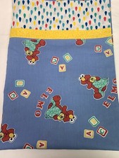Vintage Sesame St Elmo Holding Blanky Pillow Case 90 s Blanket 30 x20 Retro EUC