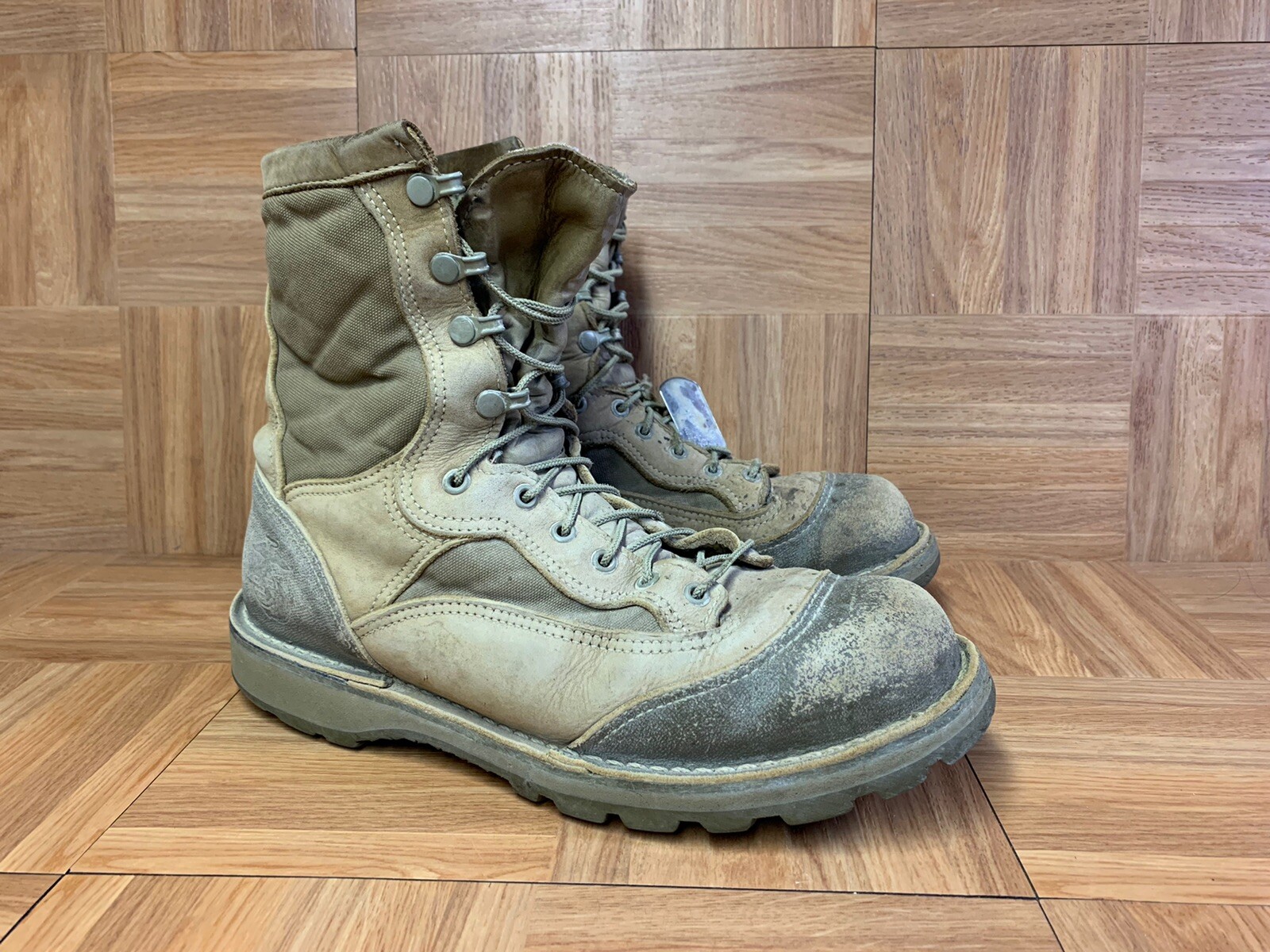 VNTG🇺🇸 Danner USMC Rat Hot Military Combat Boots Sz… Gem