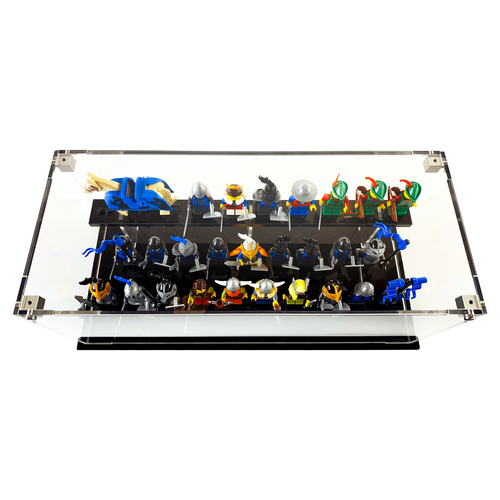 Display Case For LEGO® 29 Minifigures Stackable Castle Star Wars - Picture 5 of 5
