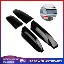 4Pcs Roof Rack Bar Rail End Cover Shell Cap For Toyota Highlander 2008-2013