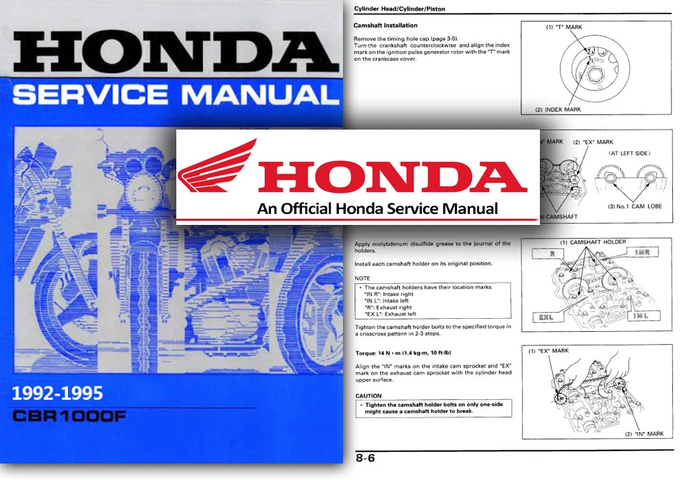 Honda CBR1000F Workshop Service Manual CBR 1000 F 1992 1993 1994