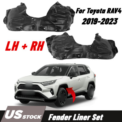 For 2019-2023 Toyota RAV4 Fender Liner Splash Shield Front Right + Left Side