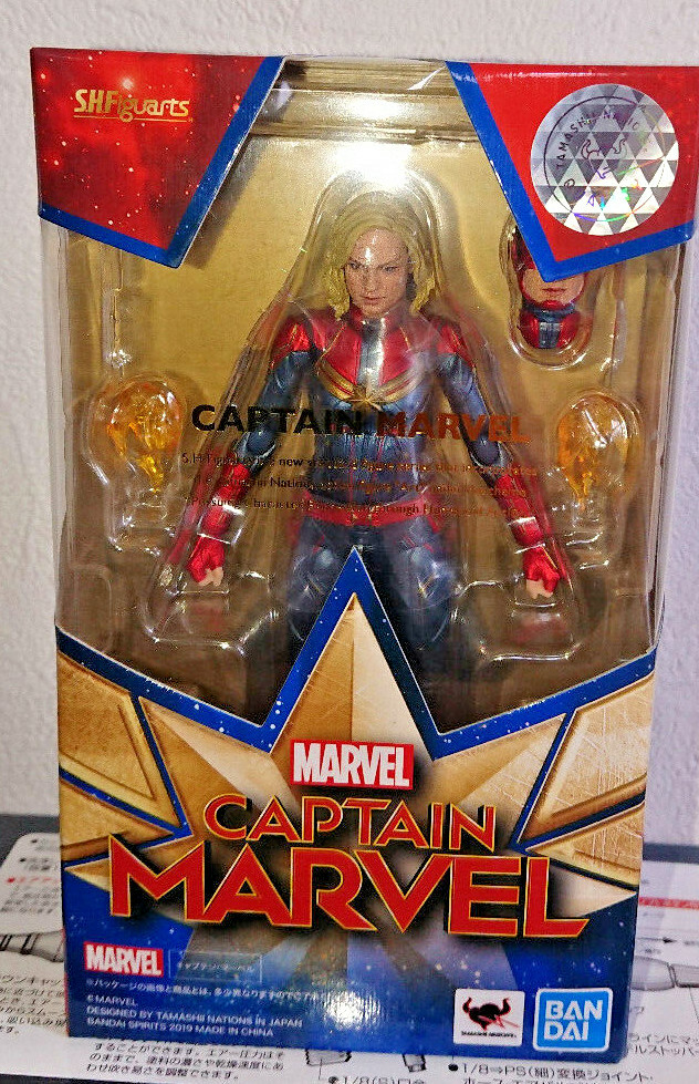 Bandai S.H.Figuarts Avengers Captain Marvel Action Figure | eBay