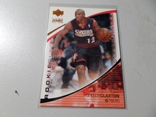 2001 UPPER DECK ROOKIE CLASS # 422 SPEEDY CLAXTON ROOKIE  CARD