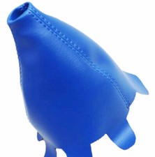 Vinyl Blue Wblue Stitch Manual Shift Boot Fits 01-05 Honda Civic Vinyl Blue Wblue Stitch Manual Shift Boot Fits 01-05 Honda Civic